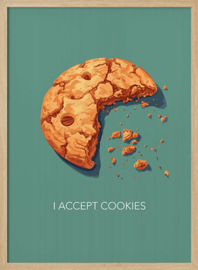 I Accept Cookies Poster