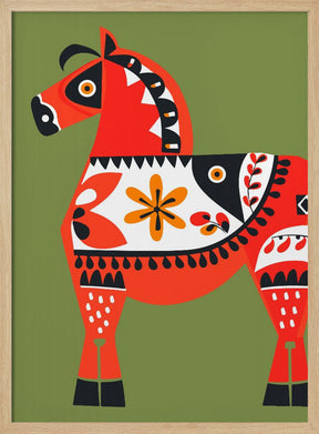 Alternative Dala Horse Poster