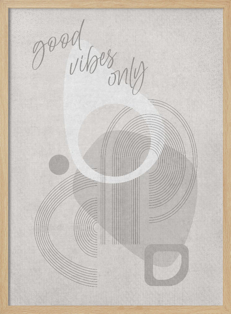 Mid-Century Modern - Good vibes only Poster