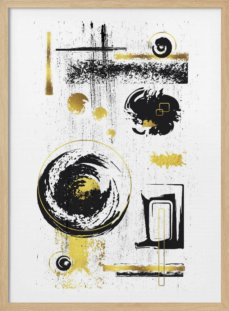 ABSTRACT ART Thoughts Poster