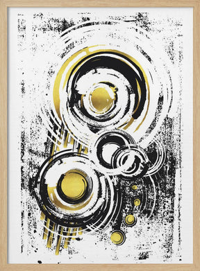 ABSTRACT ART Orbits Poster