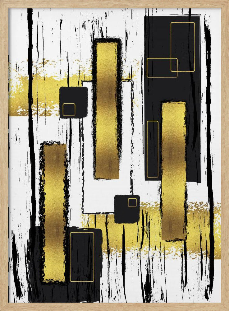 ABSTRACT ART Lively geometric fun Poster