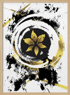 ABSTRACT ART Flower Poster