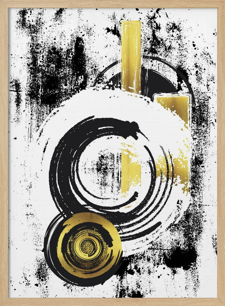 ABSTRACT ART Dynamic shapes Poster