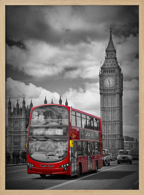 LONDON Streetscene Poster