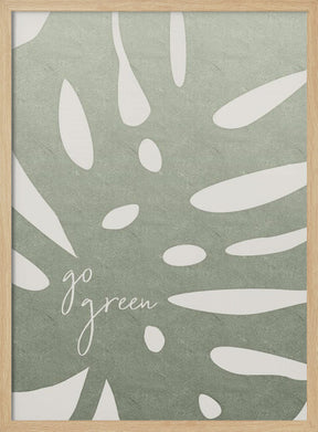 Go green Poster