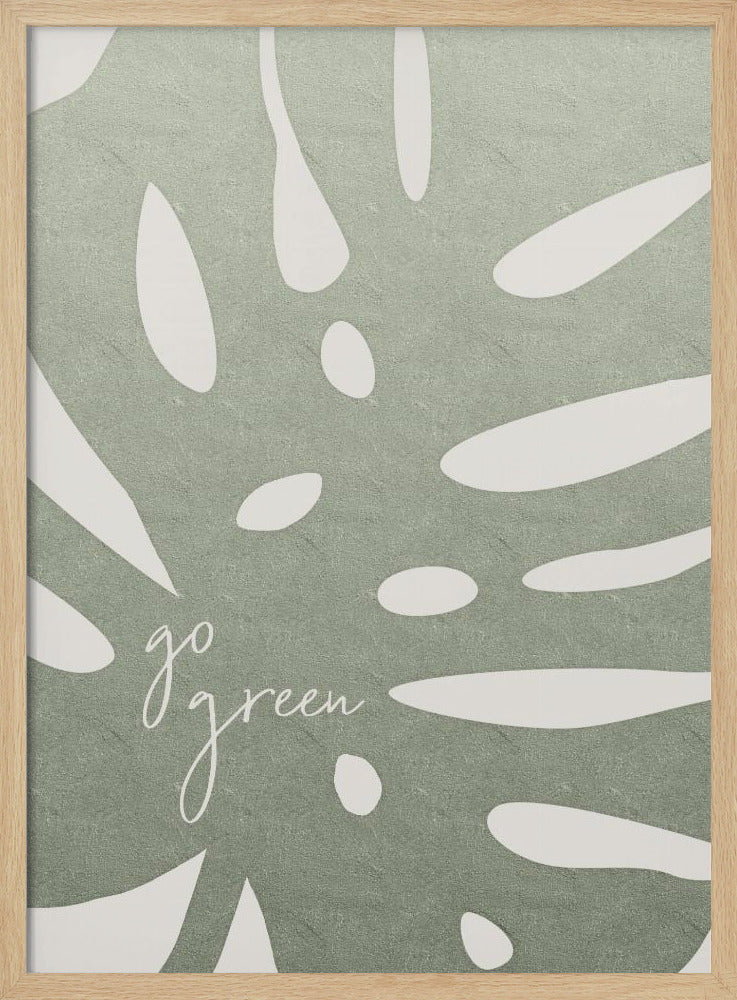 Go green Poster