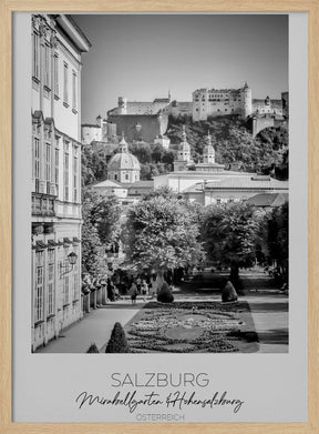 In focus: SALZBURG Wonderful View to Salzburg Fortress Poster