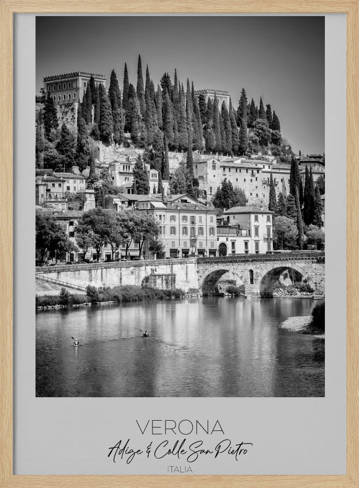 In focus: VERONA Adige and San Pietro Hill Poster