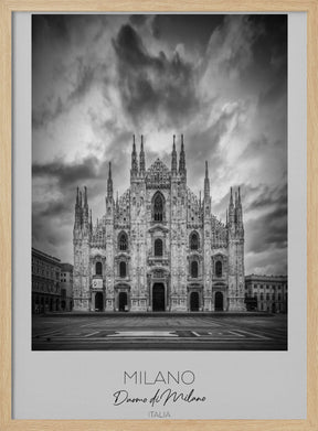 In focus: MILAN Cathedral Santa Maria Nascente Poster