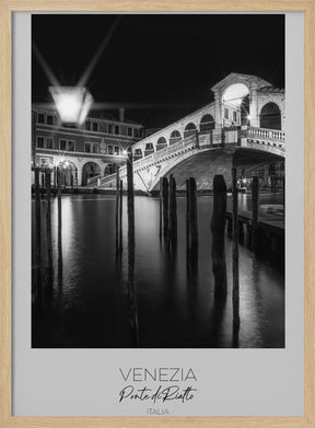 In focus: VENICE Rialto Bridge Poster