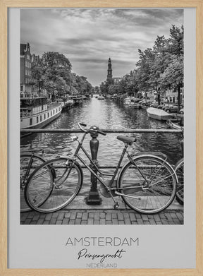 In focus: AMSTERDAM Prinsengracht Poster