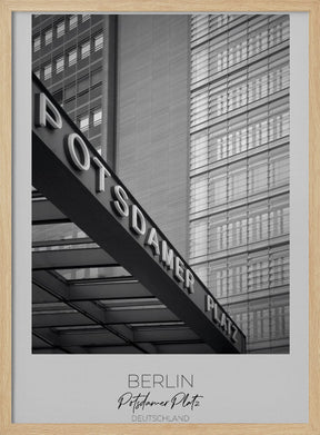 In focus: BERLIN Potsdamer Platz Poster