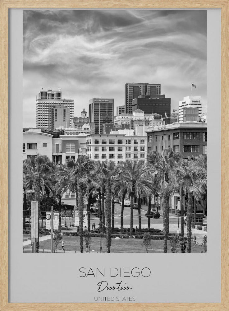 In focus: SAN DIEGO Downtown Poster