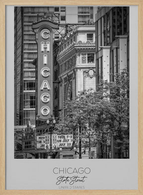 In focus: CHICAGO State Street Poster