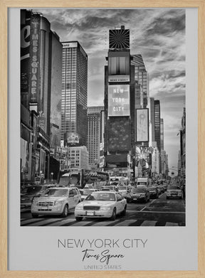 In focus: NEW YORK CITY Times Square Poster