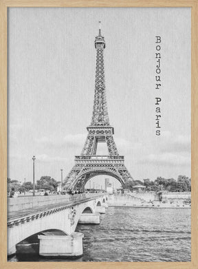 Bonjour Paris Poster