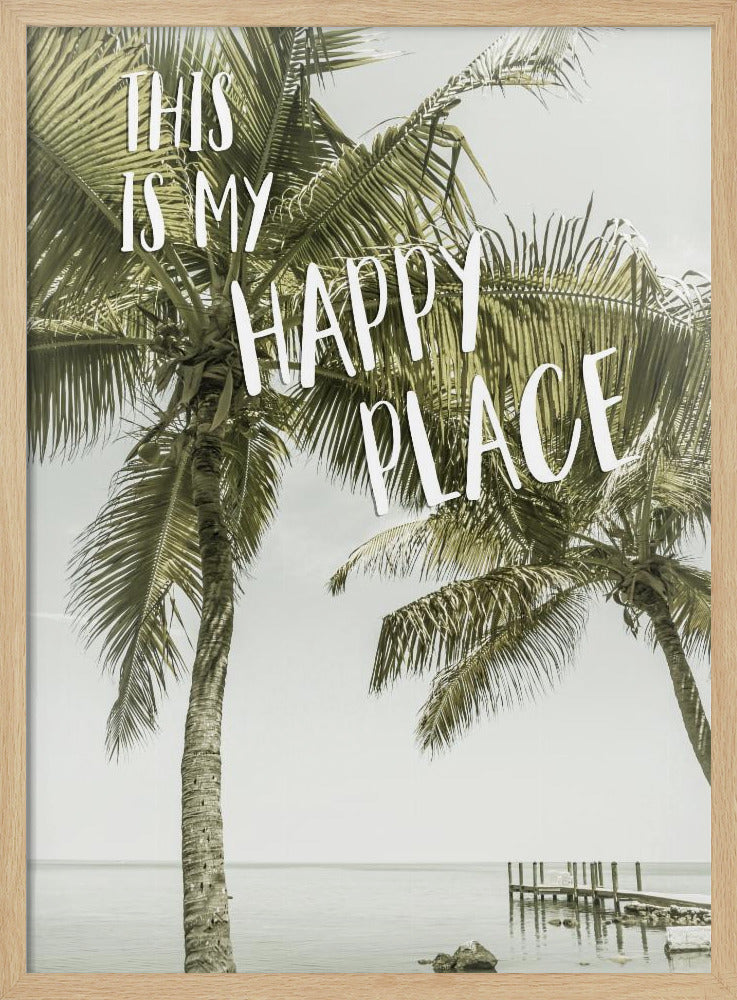 This is my happy place | Oceanview Poster