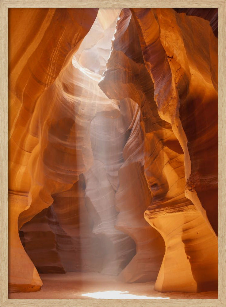 ANTELOPE CANYON Unique Lightbeam Poster