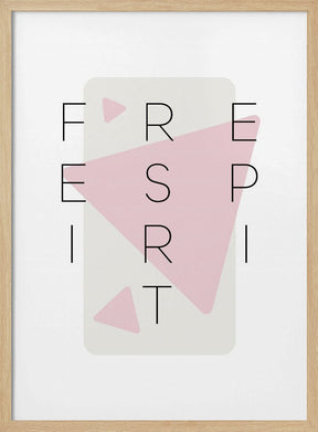 Free spirit - pink Poster