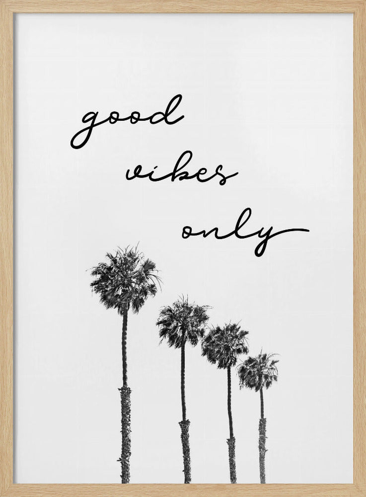 Palm trees | good vibes only Poster