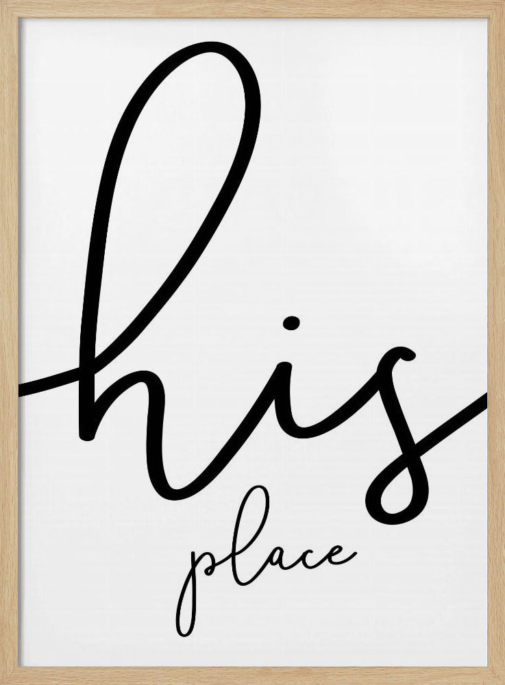 His place Poster