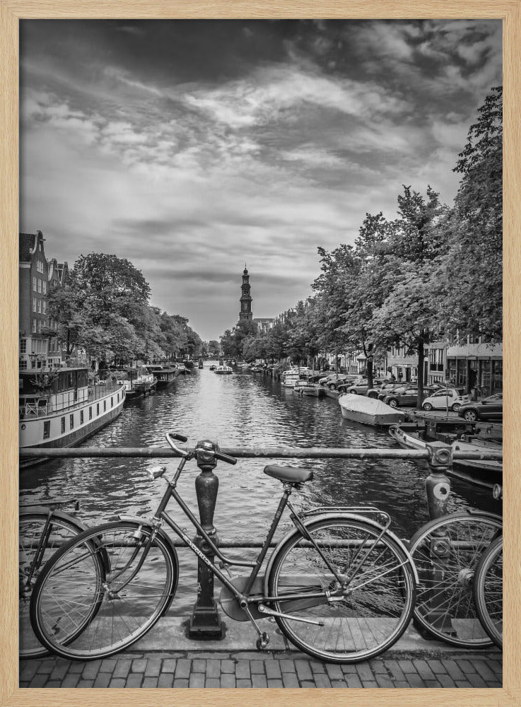 Typical Amsterdam - Monochrome Poster