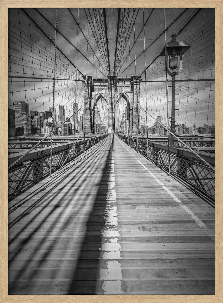 NEW YORK CITY Brooklyn Bridge Poster