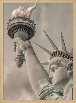 NEW YORK CITY Statue of Liberty | urban vintage style Poster