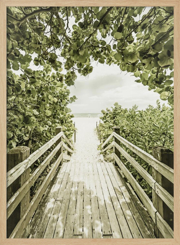 Bridge to Miami Beach Poster