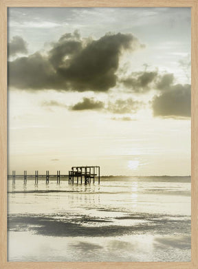 Vintage Bokeelia Sunset Poster