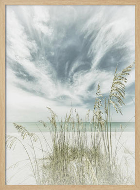 Calmness on the beach Poster