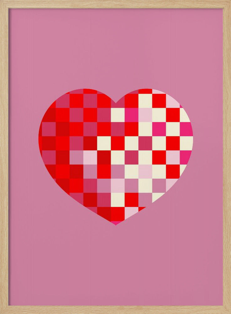 Pixel heart Poster