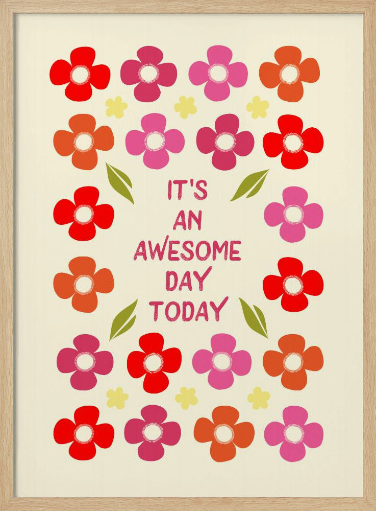 Awesome flowers Poster