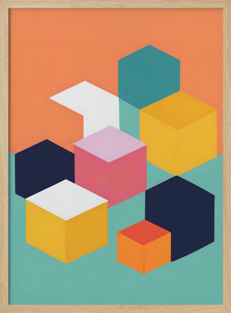 Cubes Poster