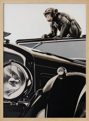 Monkey and the Bentley Poster