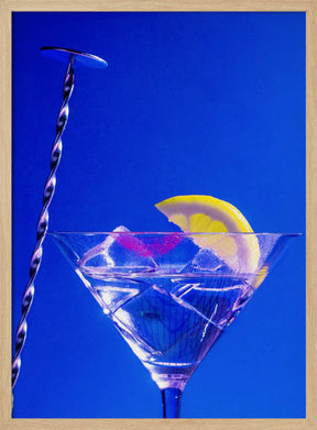 Lemon Twist Martini Poster