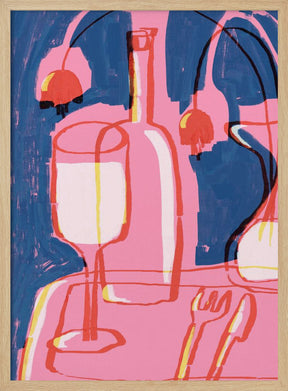 Neon Still Life No 4 Poster