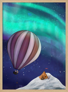 Hot air balloon trip Poster