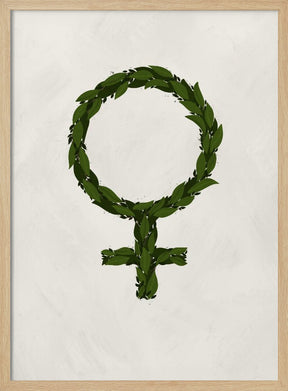 Feminism White Poster