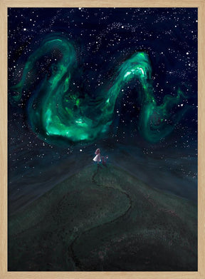 Under the Northern lights Poster