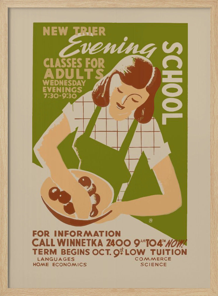 Evening School Poster