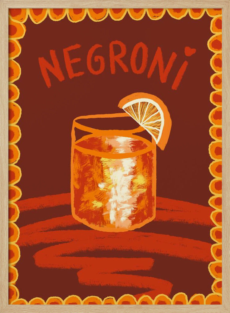 Cocktail Negroni Poster