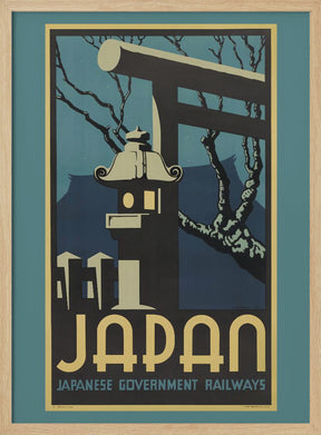 Japan - Japanese Government Railways Poster