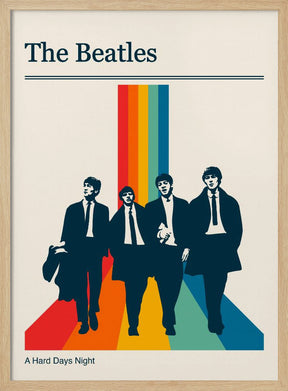 The Beatles Retro Gig Poster Poster