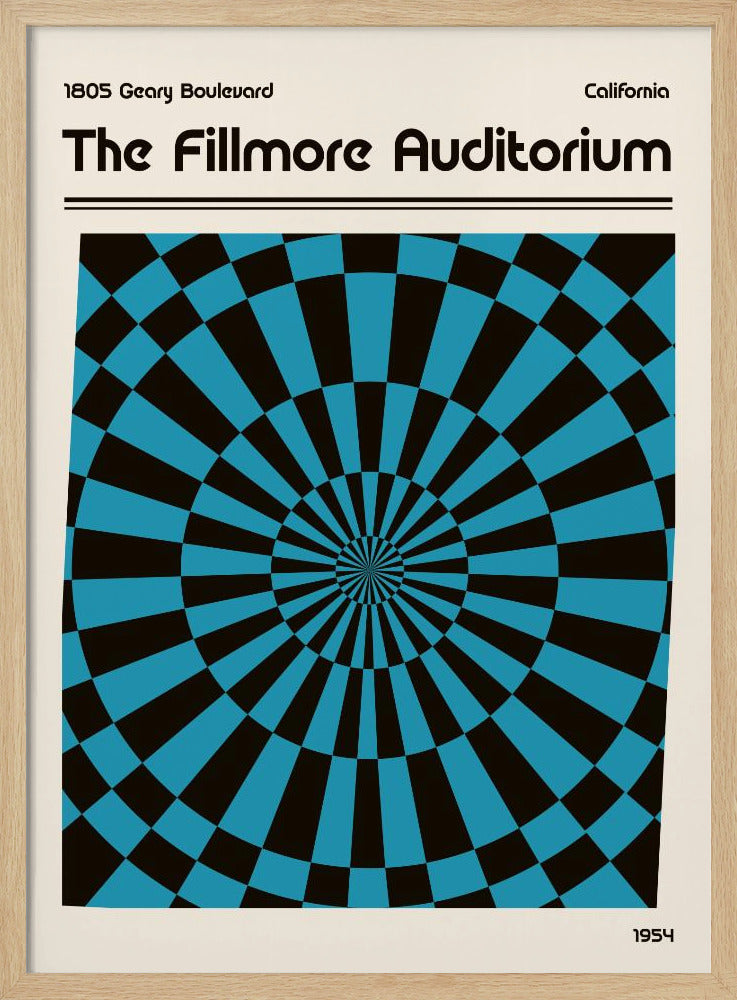 The Fillmore Poster Poster