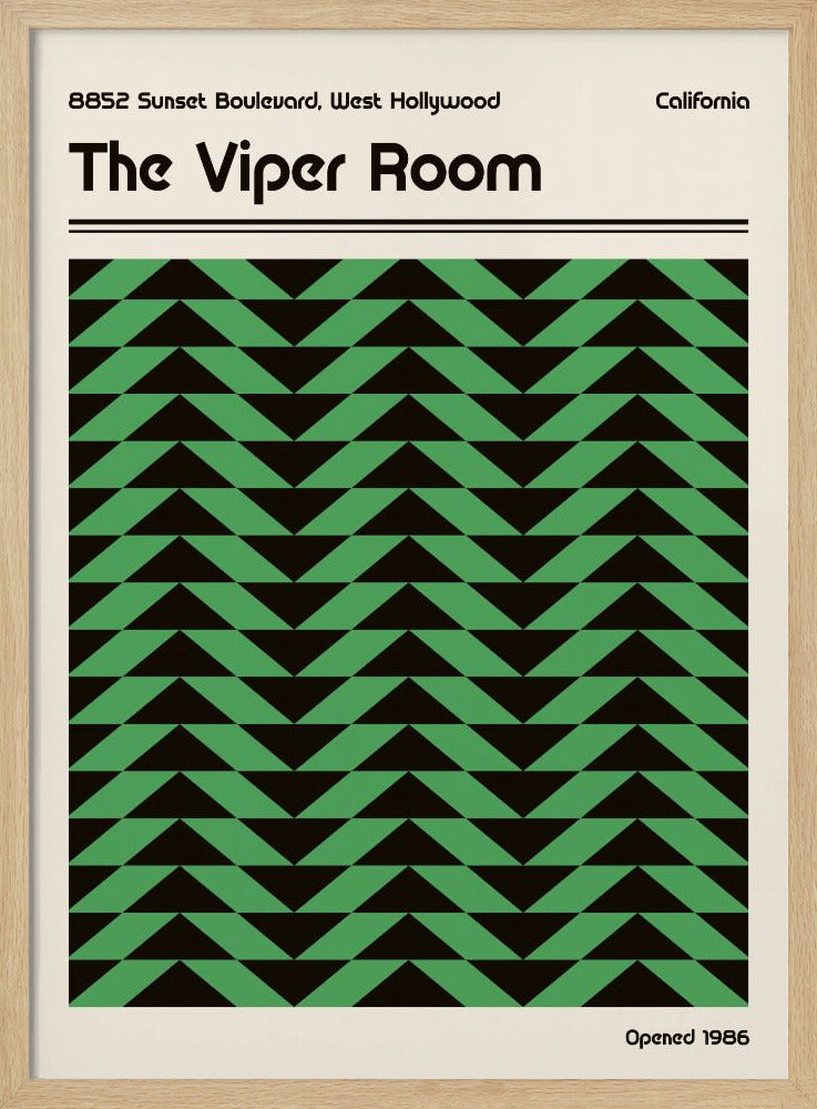 Viper Room Retro Poster