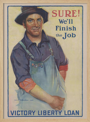 Sure! We&#039;ll Finish the Job Poster