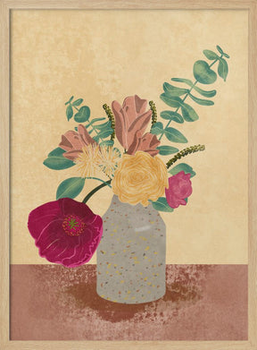 Arranged Flowers Poster