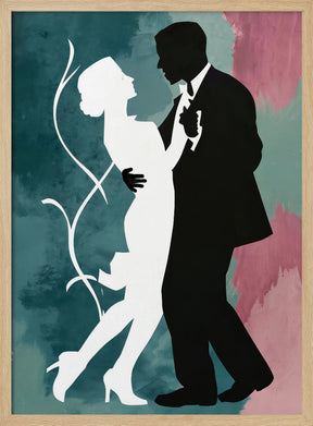 Elegant Couple Dancing Poster